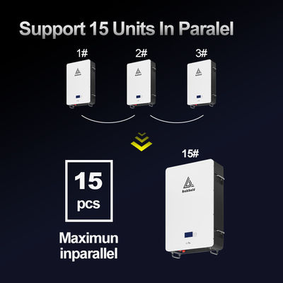 Powerwall Hybrid Grid Lifepo4 Home Batteria 48V 200ah 10Kwh 51.2v 300ah Batterie agli ioni di litio con WIFI