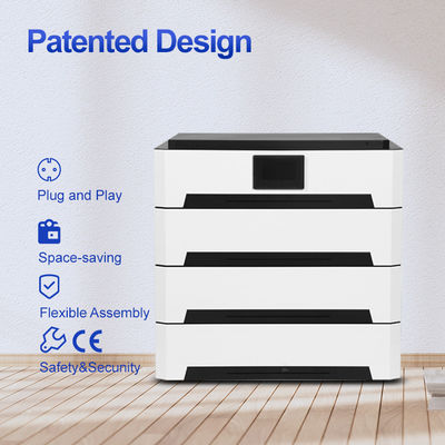 Growatt 51.2v 10kwh 20kwh 30kwh 50kwh Lifepo4 Ioni di litio Sistema solare domestico