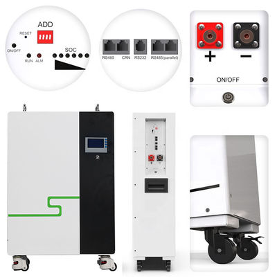 51.2V Immagazzinamento di energia a parete Batteria al litio 48V 340Ah Lipo4 60kW