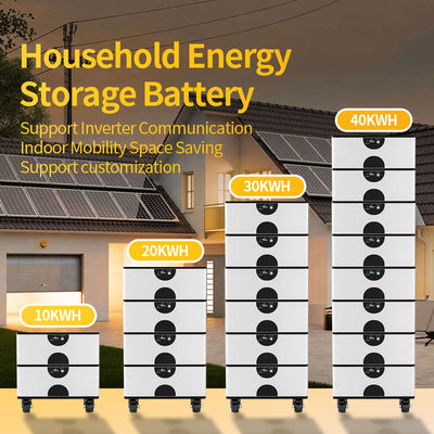 Long Cycle Life 51.2V 100ah Lifepo4 Batteria per sistema di stoccaggio di energia impilabile OEM