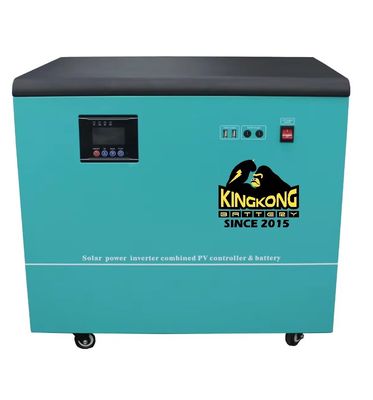 Sistema di accumulo di energia solare domestico da 10 kW con generatore da 12 V e batteria al litio da 48 V 200 Ah