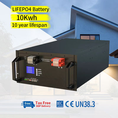 Vita del ciclo 6000 Times 51.2V 300ah 100Ah Lifepo4 batterie agli ioni di litio per l'energia solare