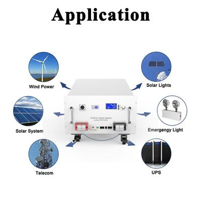 666 X 483 X 267mm 51.2V 280Ah Solar Lithium Battery Pack per il sistema di soluzione energetica domestica