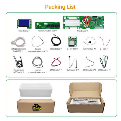 16S 48V Smart BMS per il sistema solare 100A 200A LiFePO4 Sistema di gestione della batteria