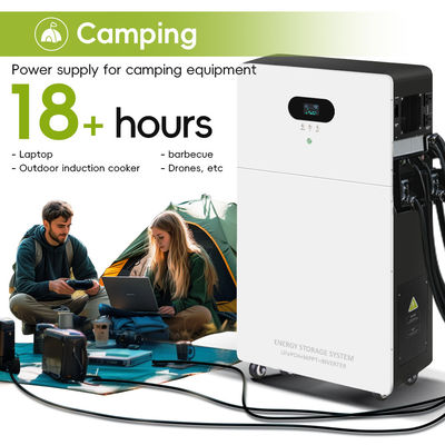 Banca della centrale elettrica All In One Inverter Ibrido Off Grid AC 5kw 10kw 15kw 20kw Sistema di batteria solare di stoccaggio dell'energia LiFePO4