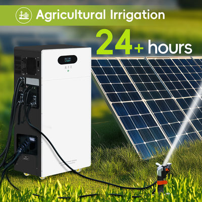 Banca della centrale elettrica All In One Inverter Ibrido Off Grid AC 5kw 10kw 15kw 20kw Sistema di batteria solare di stoccaggio dell'energia LiFePO4