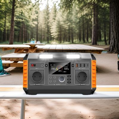Stazione di energia solare portatile personalizzabile da 700W con batteria agli ioni di litio e uscita 520WH