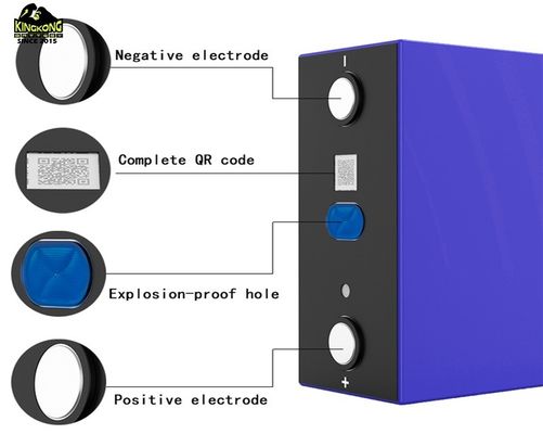 280Ah 314Ah Prismatic LiFePO4 Battery Cell per soluzioni di stoccaggio dell'energia solare OEM