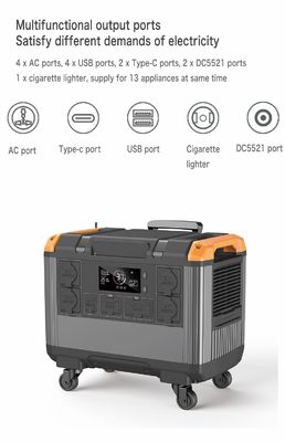 LiFePO4 Batteria UE 230V Home UPS 3000W Generatore solare per campeggio e necessità di emergenza