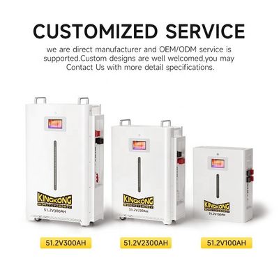 Batteria solare Lifepo4 48V 100Ah 200Ah 280Ah