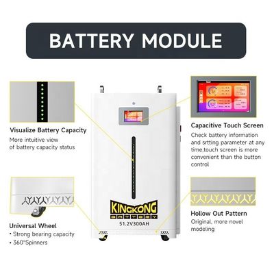 Batteria solare Lifepo4 48V Batterie agli ioni di litio 48V 100Ah 200Ah 280Ah 300Ah 312Ah Home Energy Storage Portablepowerwall Battery