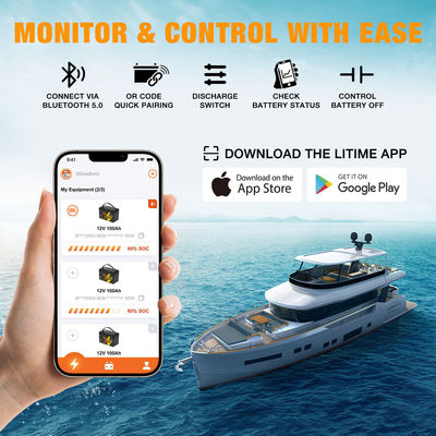 Batteria Lifepo4 per Barca Elettrica 12V 24V