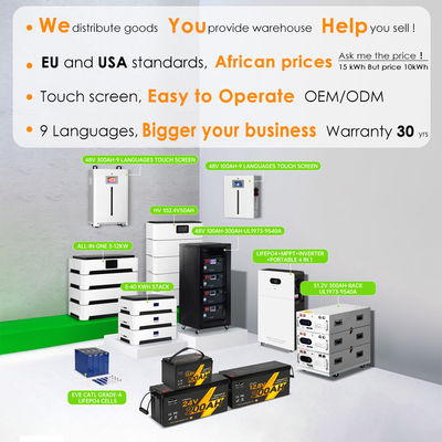 Tipi OEM Batterie agli ioni di litio Inverter per l'energia domestica Energia solare Batteria Sistema di stoccaggio dell'energia Acquistare per la casa Power Wall 240V
