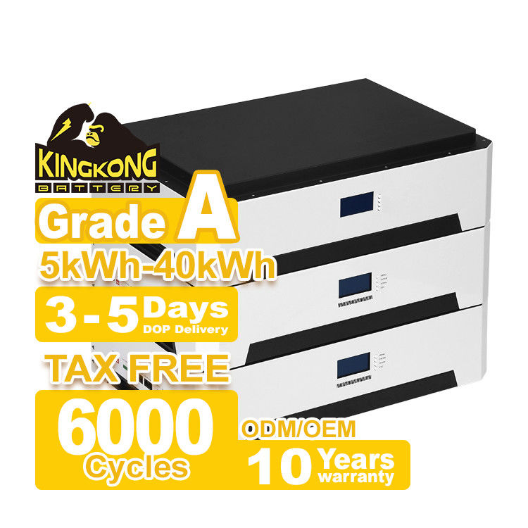 Growatt 51.2v 10kwh 20kwh 30kwh 50kwh Lifepo4 Ioni di litio Sistema solare domestico