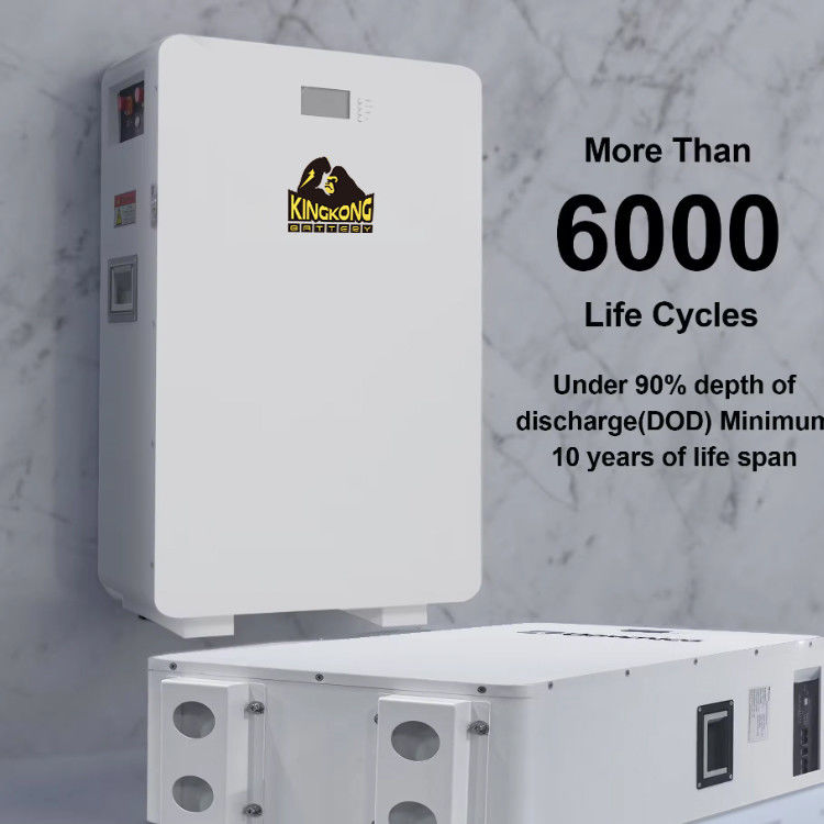 51.2V 48V Sistema di accumulo di energia solare per la casa Batteria agli ioni di litio 100Ah 200Ah 5Kwh 10Kwh