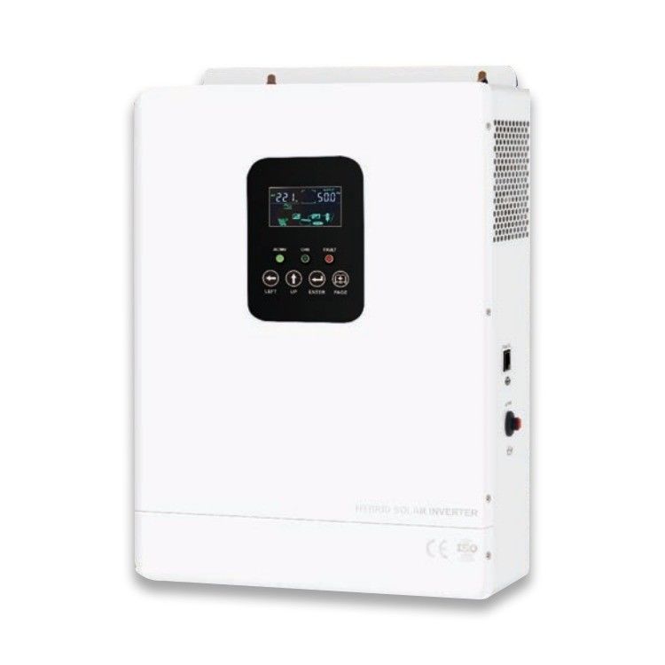 Invertitore solare ibrido a onde sinusoidali pure 24V 48V 4 6KW 7KW 8KW 10KW doppia uscita 420*310*110M