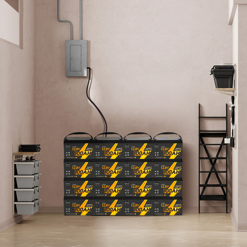 12V 12.8V 24V 48V Volt 100Ah 120Ah 200Ah 300Ah 400Ah Ricaricabile Lifepo4 Deep Cycle Li Lithium Ion Battery Pack Sigillato
