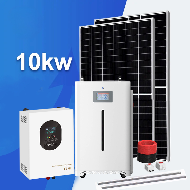Conversione Efficiente di Batteria al Litio da 51,2 Volt 10KW Kit Sistema di Accumulo di Energia Solare Off-Grid per Sistema di Energia Solare Domestico