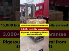 Sono arrivate 15000 nuove batterie agli ioni di litio, che garantiscono oltre 3000 cicli di utilizzo.