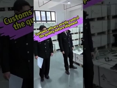 I funzionari doganali controllano rigorosamente la qualità dei sistemi di stoccaggio dell'energia prima di spedirli in Africa