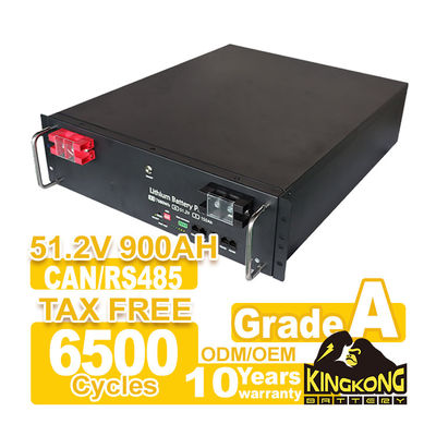 48V 150Ah 6000 cicli Batteria di stoccaggio dell'energia solare al litio per stazioni base di telecomunicazioni
