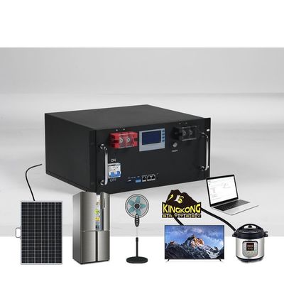 LiFePO4 280Ah 48V Batteria al litio montata su un rack 14Kwh Per sistema di accumulo di energia solare domestico