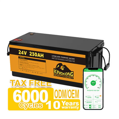 OEM 24V 100AH 200AH 230AH 12V Li Ion Battery Pack per il sistema solare