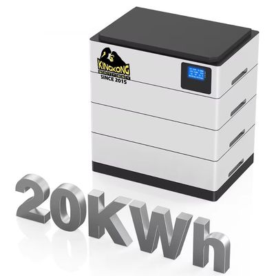 OEM Sistema di accumulo di energia solare per la casa 48V 51.2V 400AH 20KWh Batteria LiFePO4 impilata