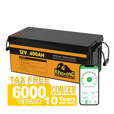Batteria al litio ad alta capacità 12V 200Ah 300Ah 400Ah per lo stoccaggio dell'energia solare