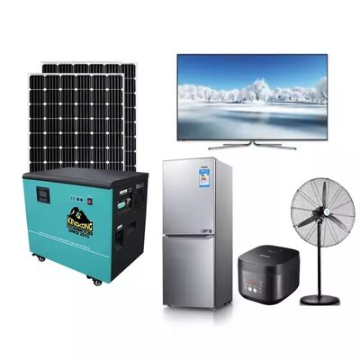 Sistema di accumulo di energia solare domestico da 10 kW con generatore da 12 V e batteria al litio da 48 V 200 Ah