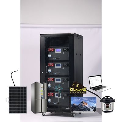 Rack montato 51.2V 120Ah 6Kwh 48V LiFePO4 Inverter solare Sistema di accumulo di energia batteria