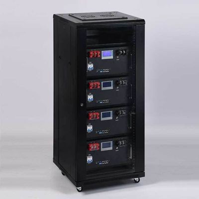 Sistema di energia solare montato su un rack con la migliore batteria al litio 20kwh