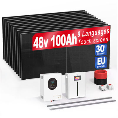 Batteria ibrida per il sistema di energia di montaggio a energia solare/batteria di potenza batteria agli ioni di litio Carport illuminazione riscaldamento Padtv sistemi